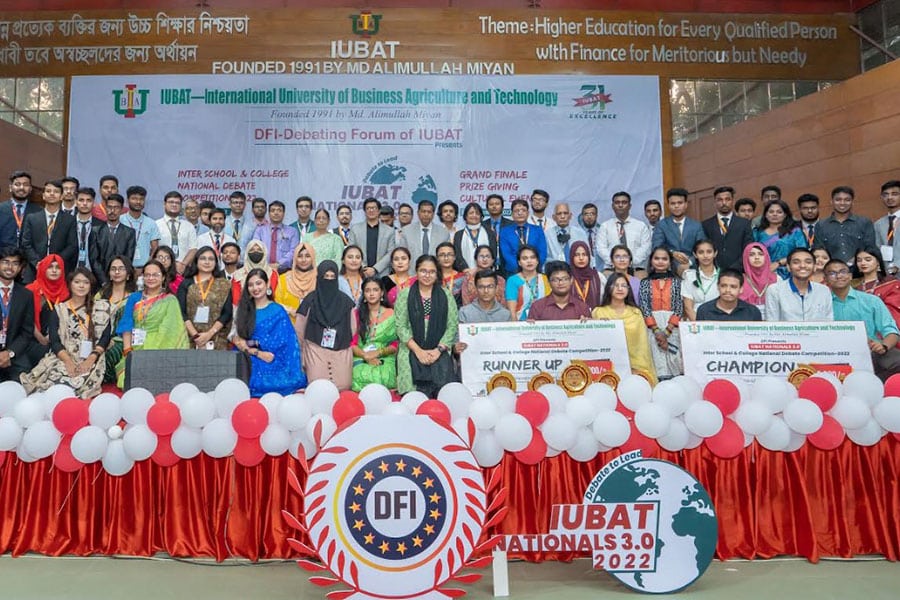 National Debate Competition held at IUBAT