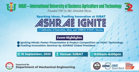 ASHRAE Ignite Sparking Ideas, Fuelling Innovation at IUBAT